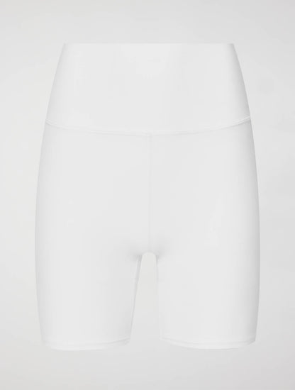 Carbon38 Biker Short in Melt - White