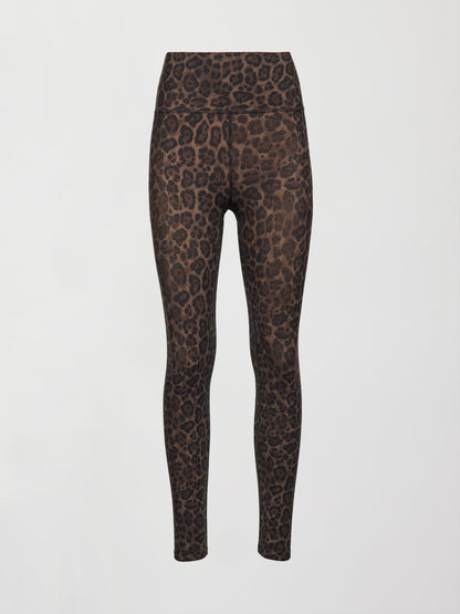 Carbon38 High Rise Legging in Melt - Leopard Print