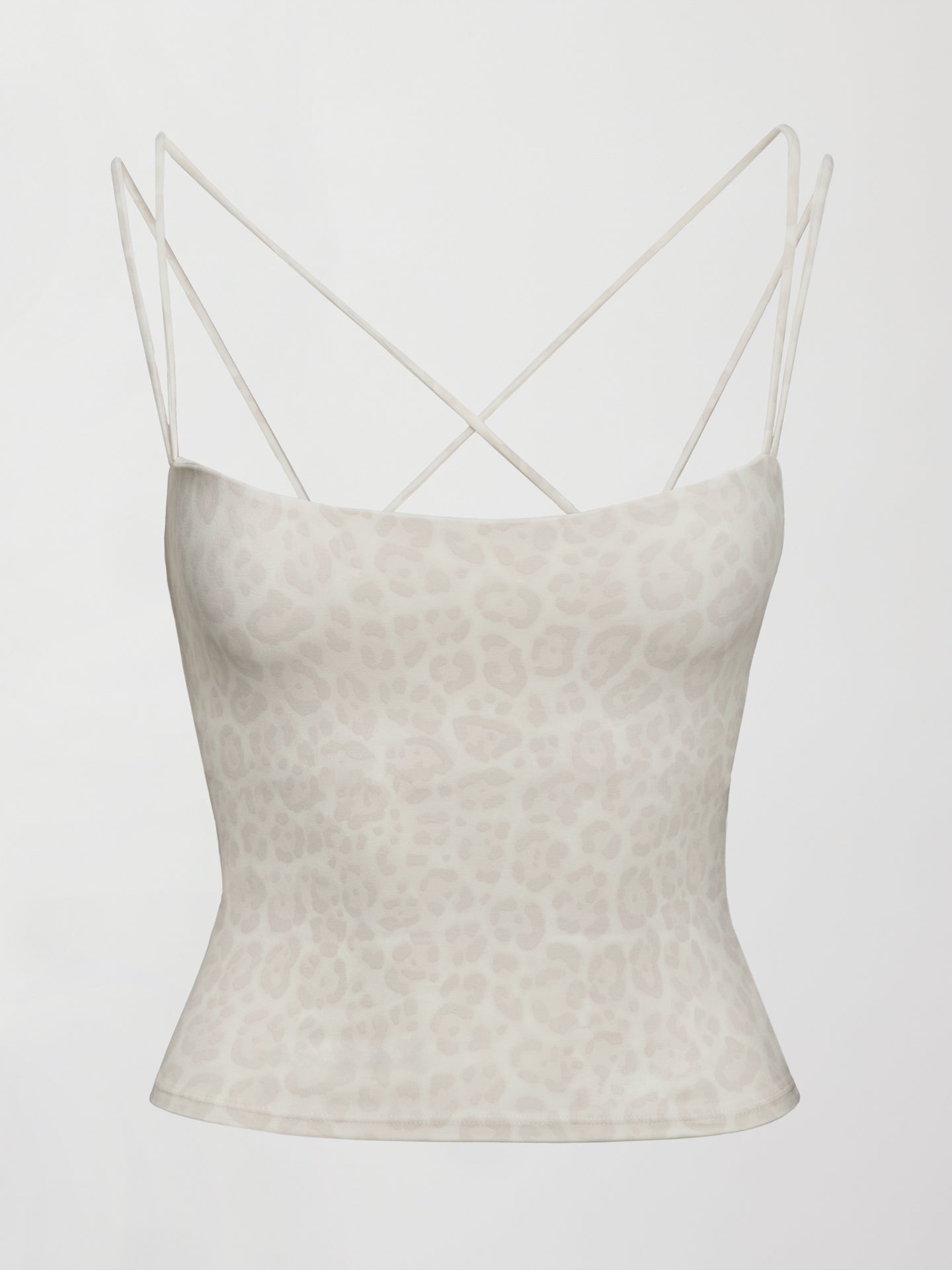 Carbon38 Strappy Tank in Melt - Snow Leopard