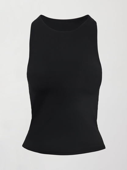 Carbon38 Racer High Neck Active Tank in Diamond Compression - Black
