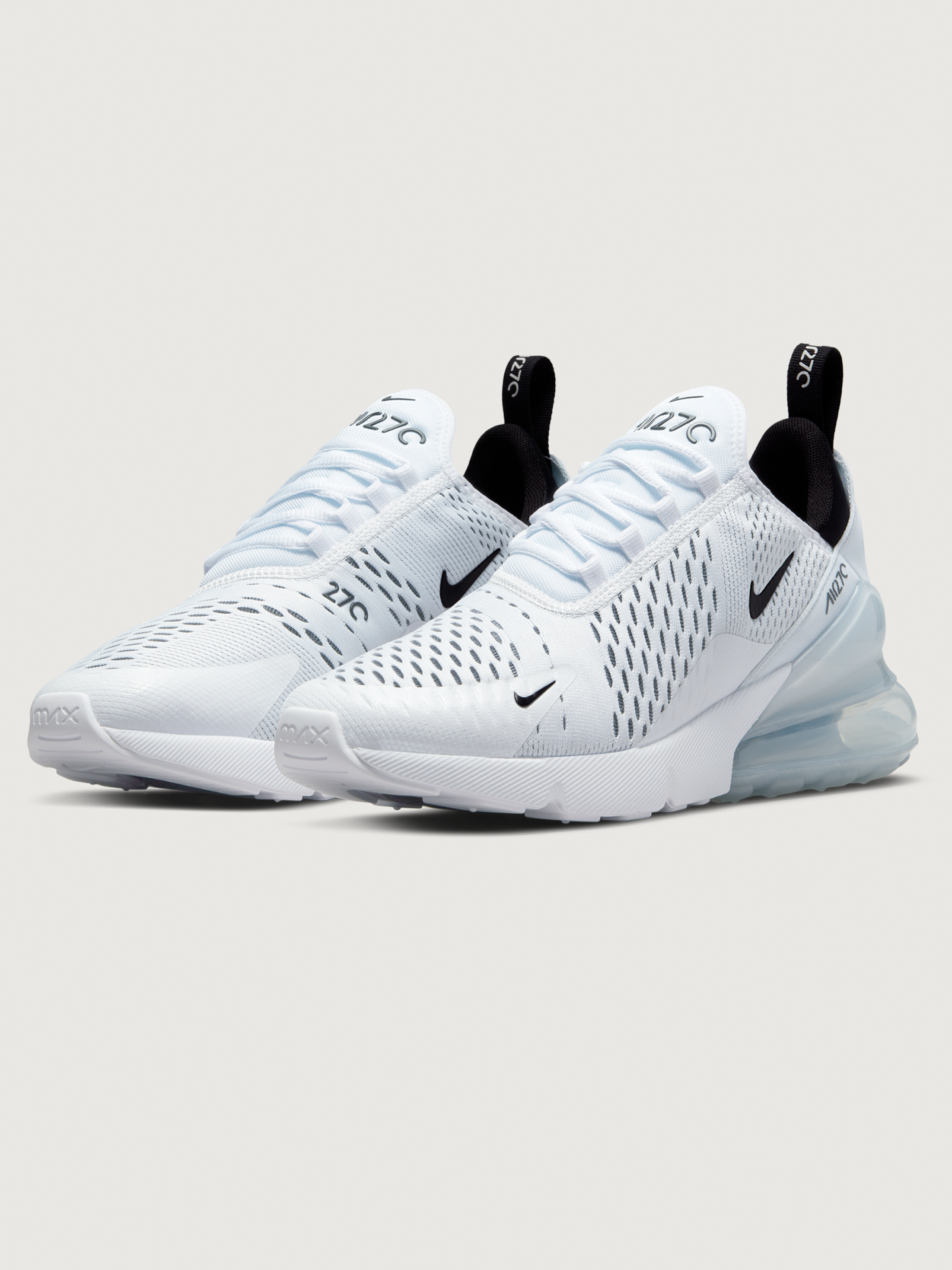 Carbon38 Nike Air Max 270 - WHITE/BLACK-WHITE
