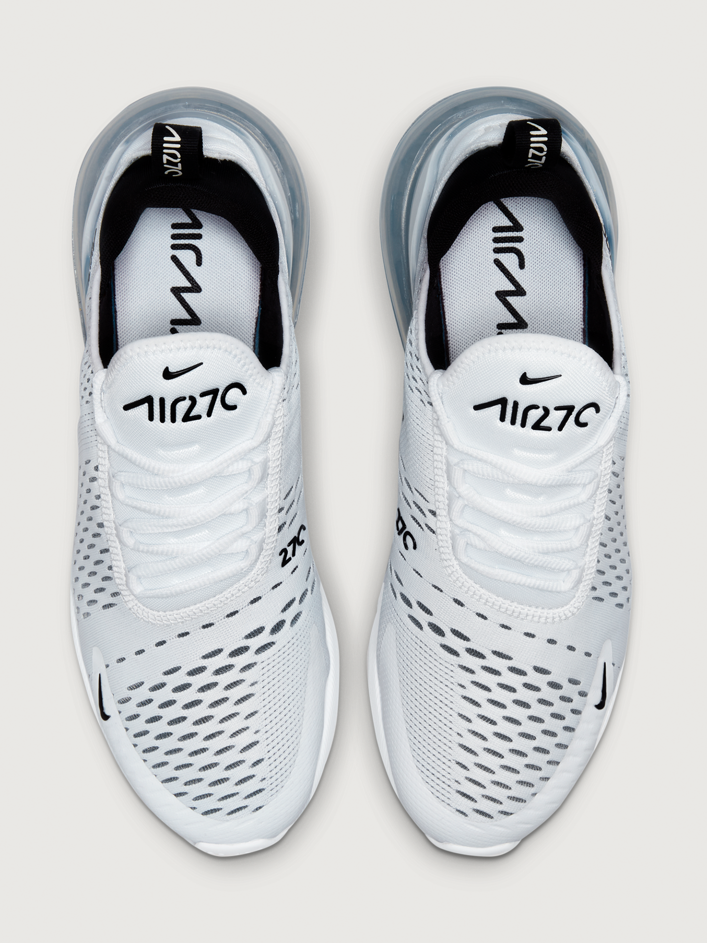 Carbon38 Nike Air Max 270 - WHITE/BLACK-WHITE