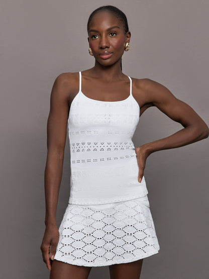 Carbon38 Fitted Tank - White