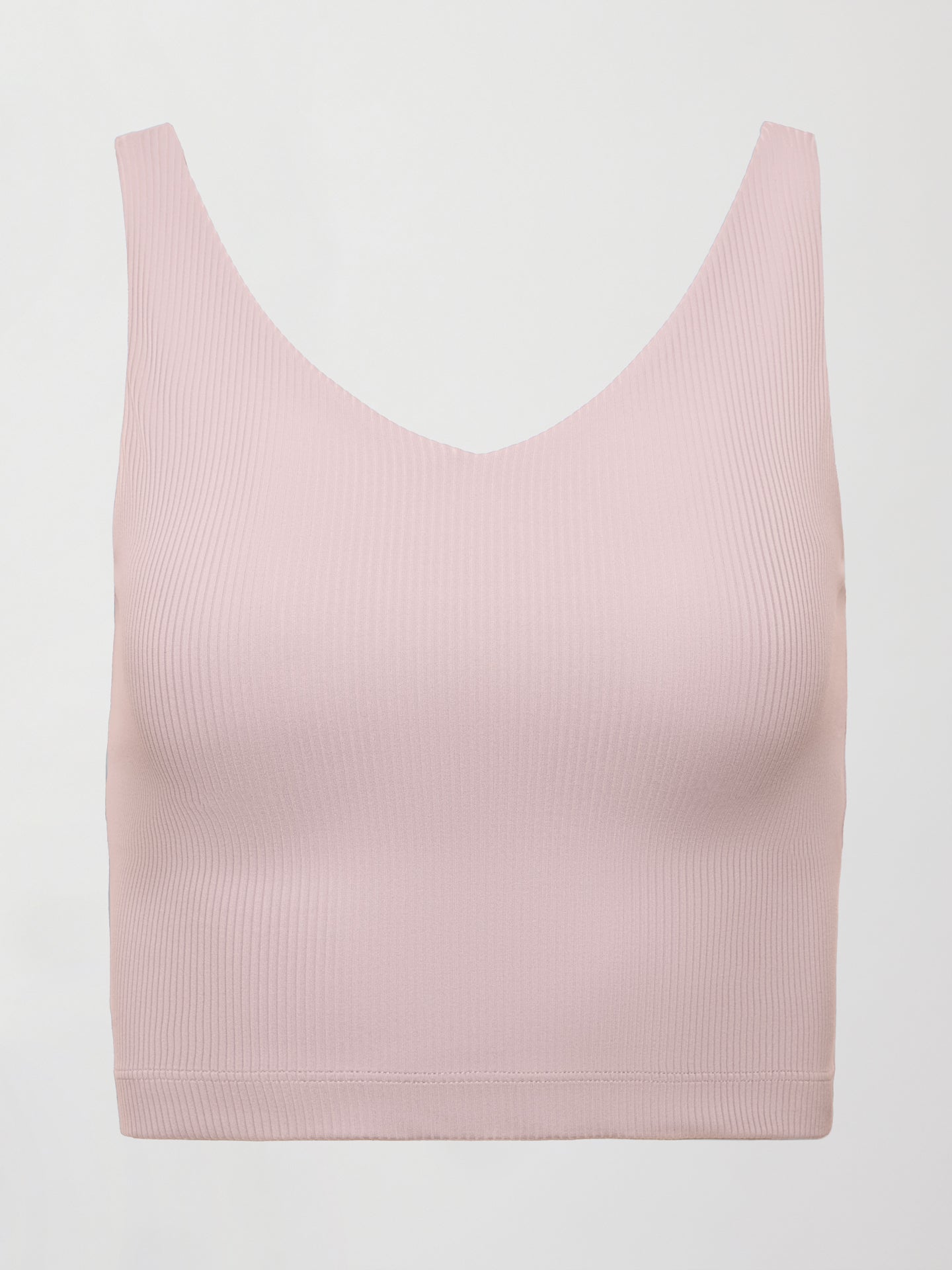 Carbon38 V-Neck Tank in Ribbed Melt - Lotus