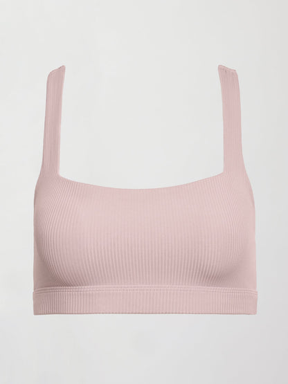 Carbon38 Racerback Bra in Ribbed Melt - Lotus