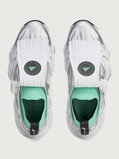 Carbon38 aSMC Codechaos Boa - Core White/BRIGHT GREEN S15/silver met