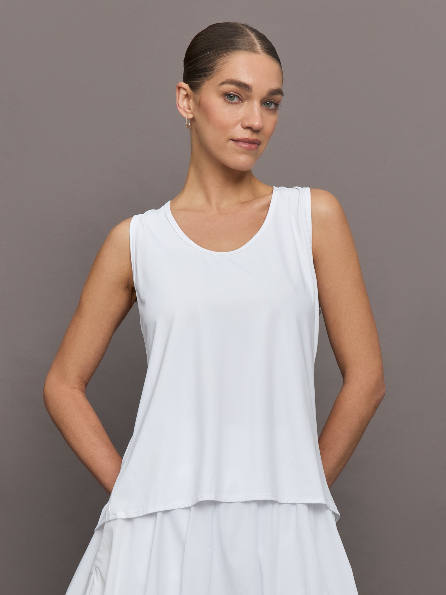 Carbon38 Venus Tank - Optic White
