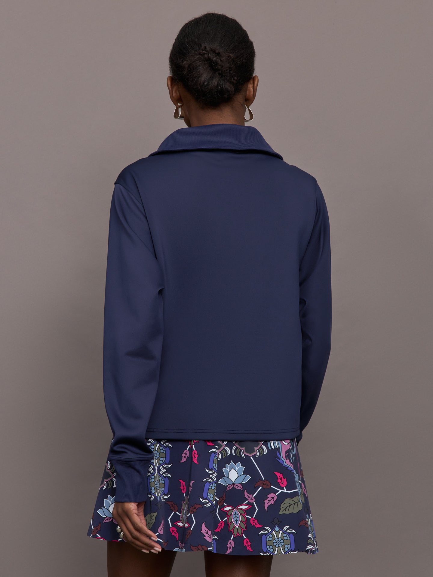 Carbon38 Wren 1/4 Zip - Maltese Blue