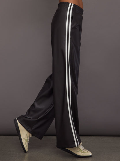 Carbon38 Vegan Leather Twilight Pant - Brown
