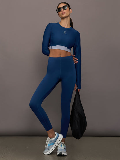 Carbon38 Train Long Sleeve Crop - Tempest