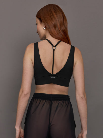 Carbon38 Odyssey Longline Bra - Black