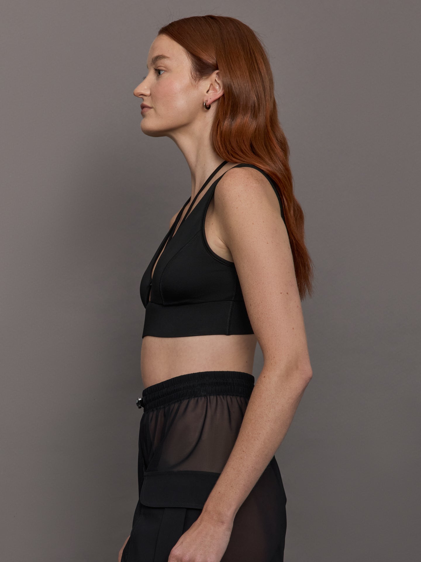 Carbon38 Odyssey Longline Bra - Black