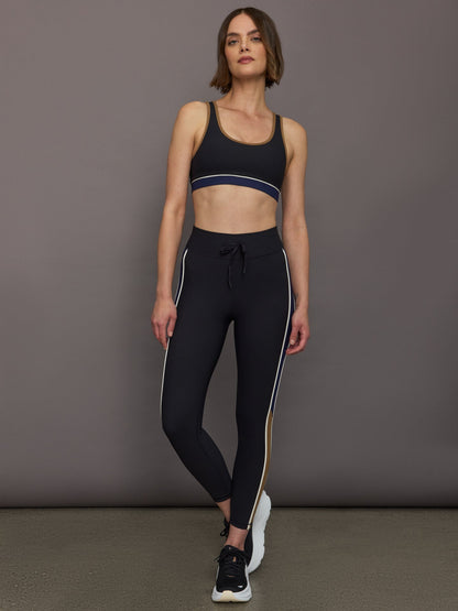 Carbon38 Revolver Jade Racerback Bra - Black