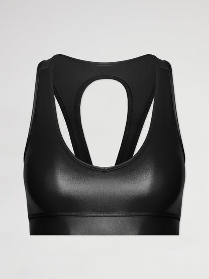 Carbon38 Action Bra 2.0 in Takara Shine - Black