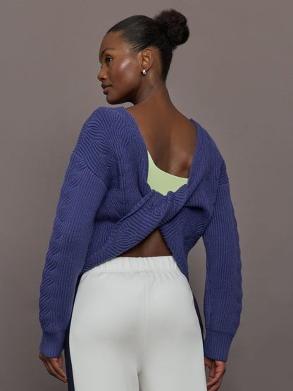 Carbon38 Twist Pullover - Future Dusk