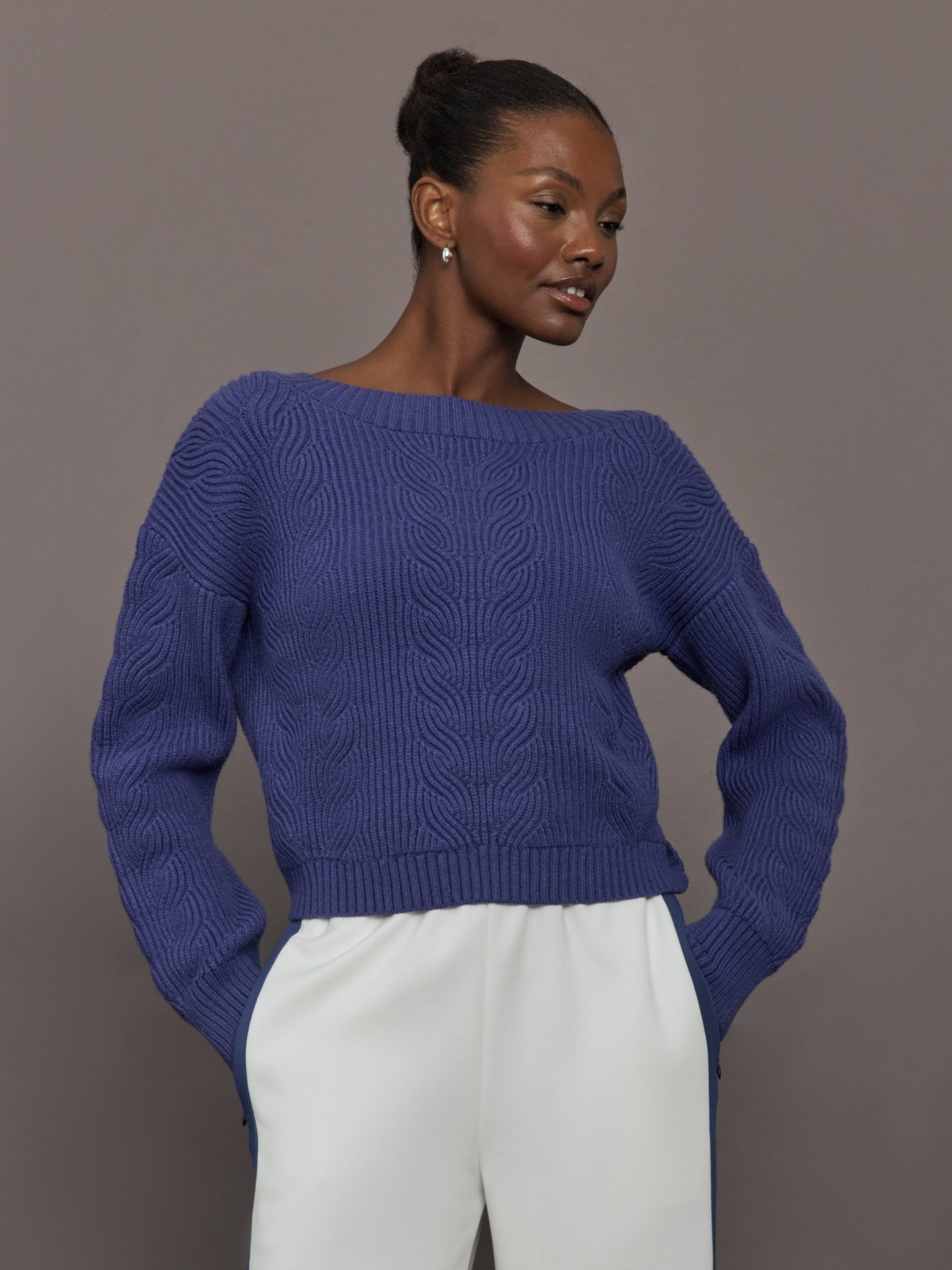 Carbon38 Twist Pullover - Future Dusk
