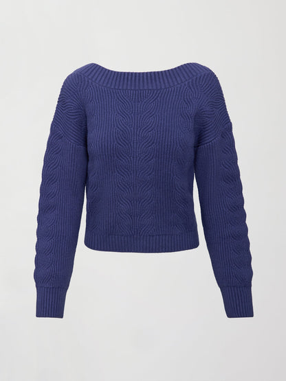 Carbon38 Twist Pullover - Future Dusk