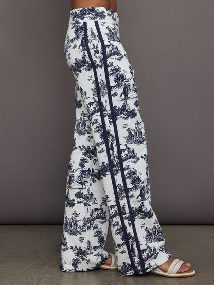 Carbon38 Toile Track Pant - Navy Toile