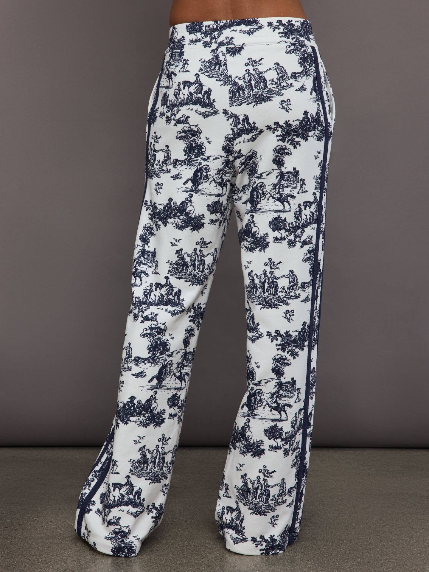 Carbon38 Toile Track Pant - Navy Toile