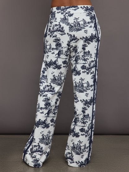 Carbon38 Toile Track Pant - Navy Toile