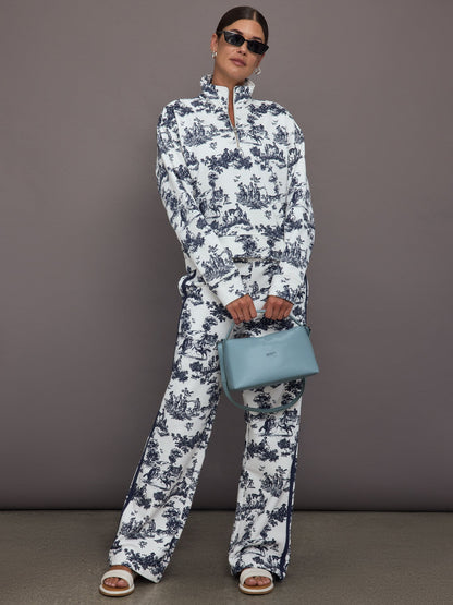 Carbon38 Toile Track Pant - Navy Toile