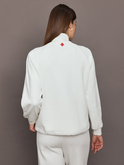 Carbon38 Pacific Morgan Zip Up Jacket - White