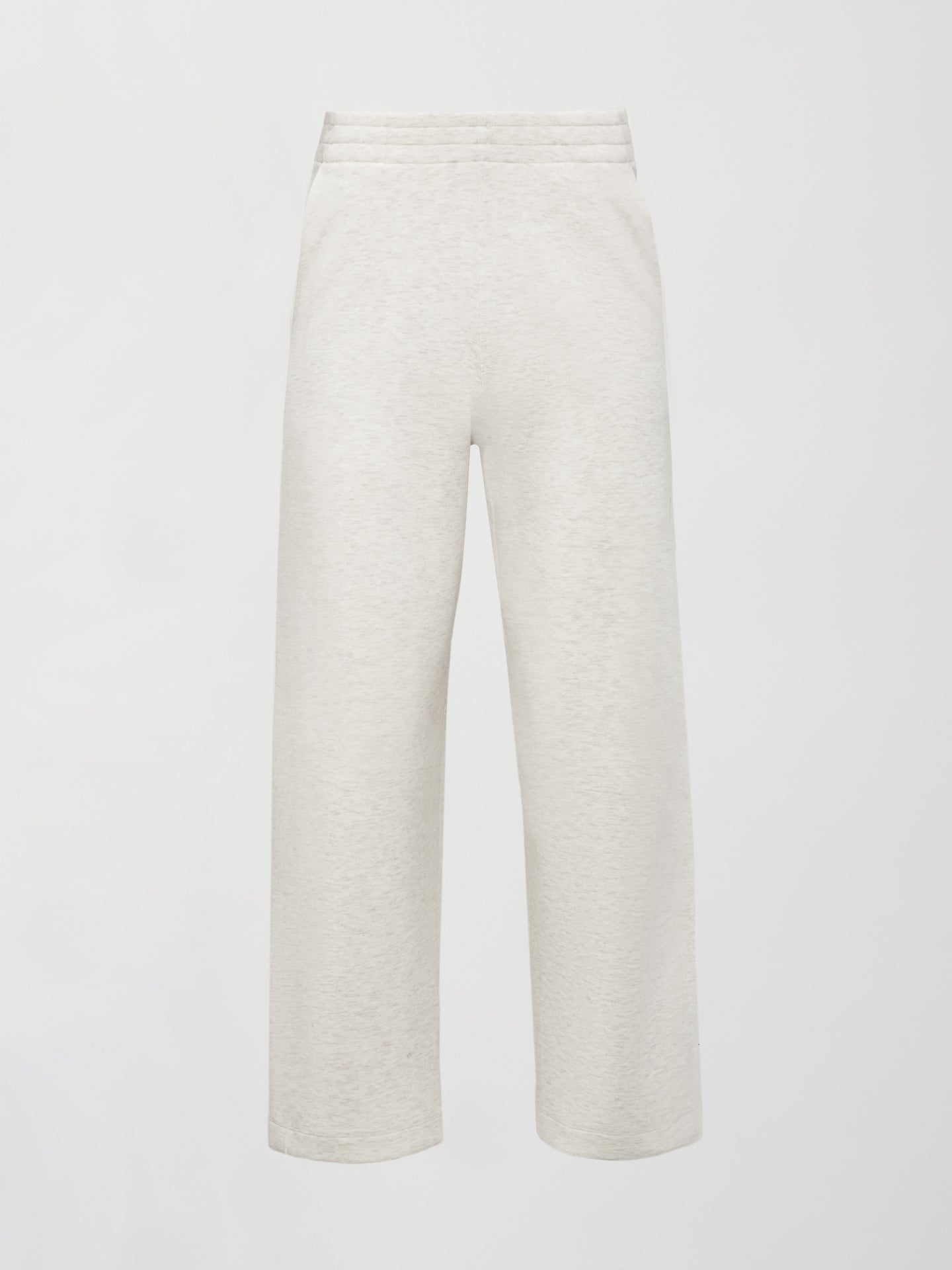 Carbon38 Barrel Leg Pant in Interlock - Moonbeam