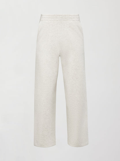 Carbon38 Barrel Leg Pant in Interlock - Moonbeam
