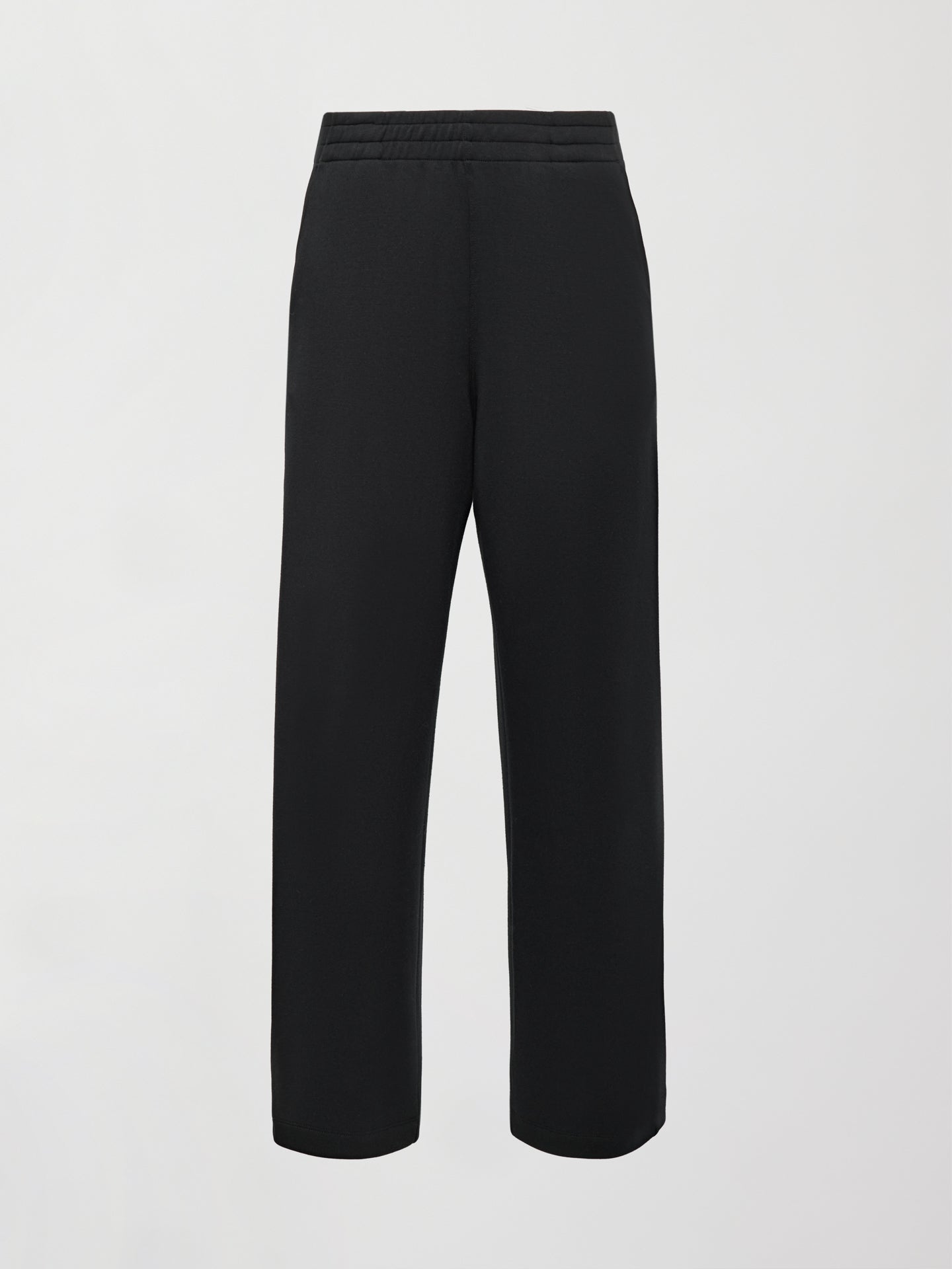 Carbon38 Barrel Leg Pant in Interlock - Black