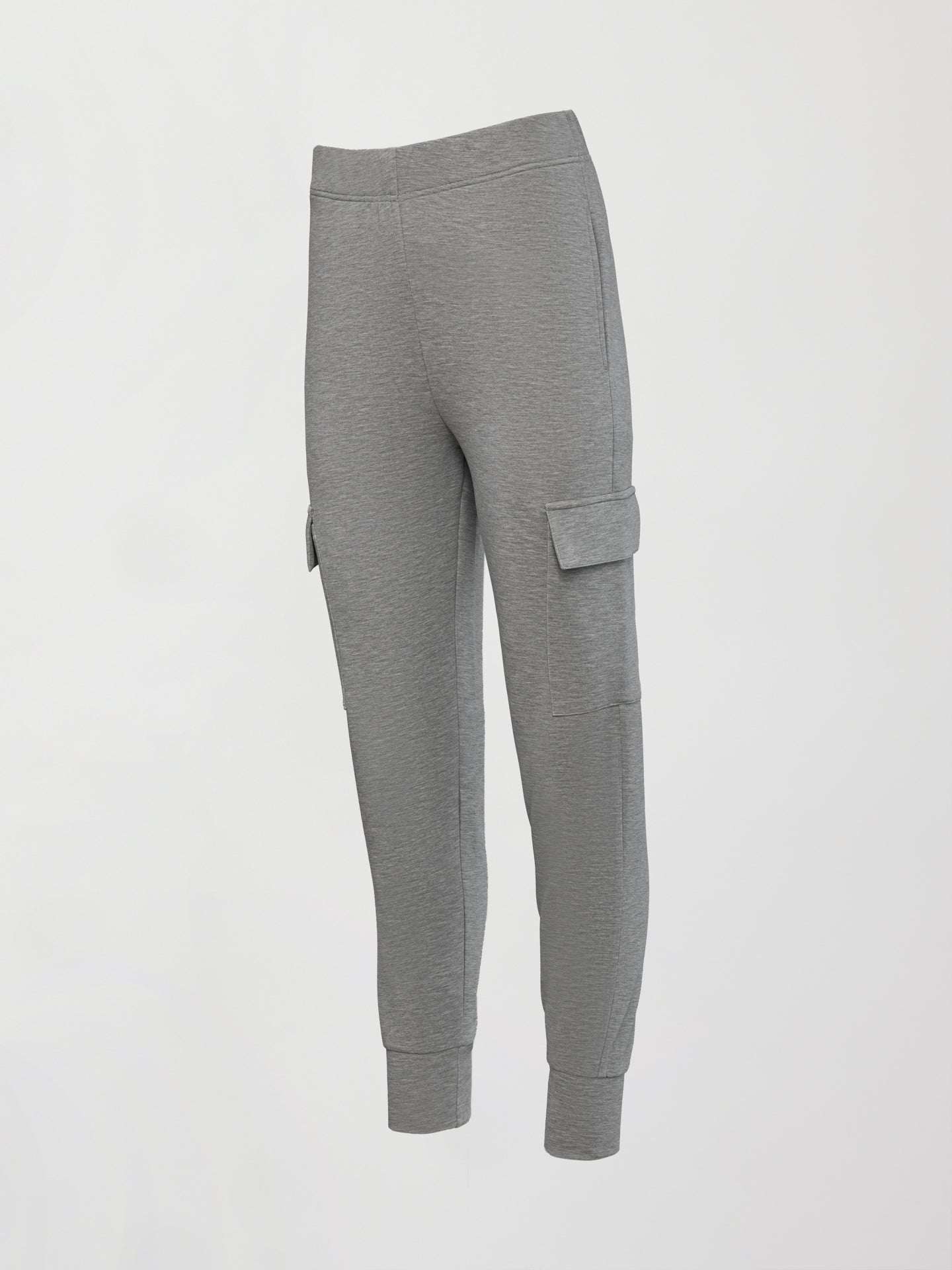 Carbon38 Cargo Jogger in Modal Luxe - Heather Grey