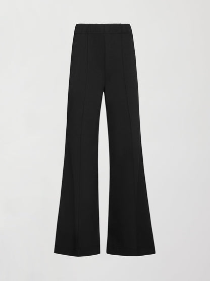 Carbon38 Pintuck Knit Pant in Interlock - Black