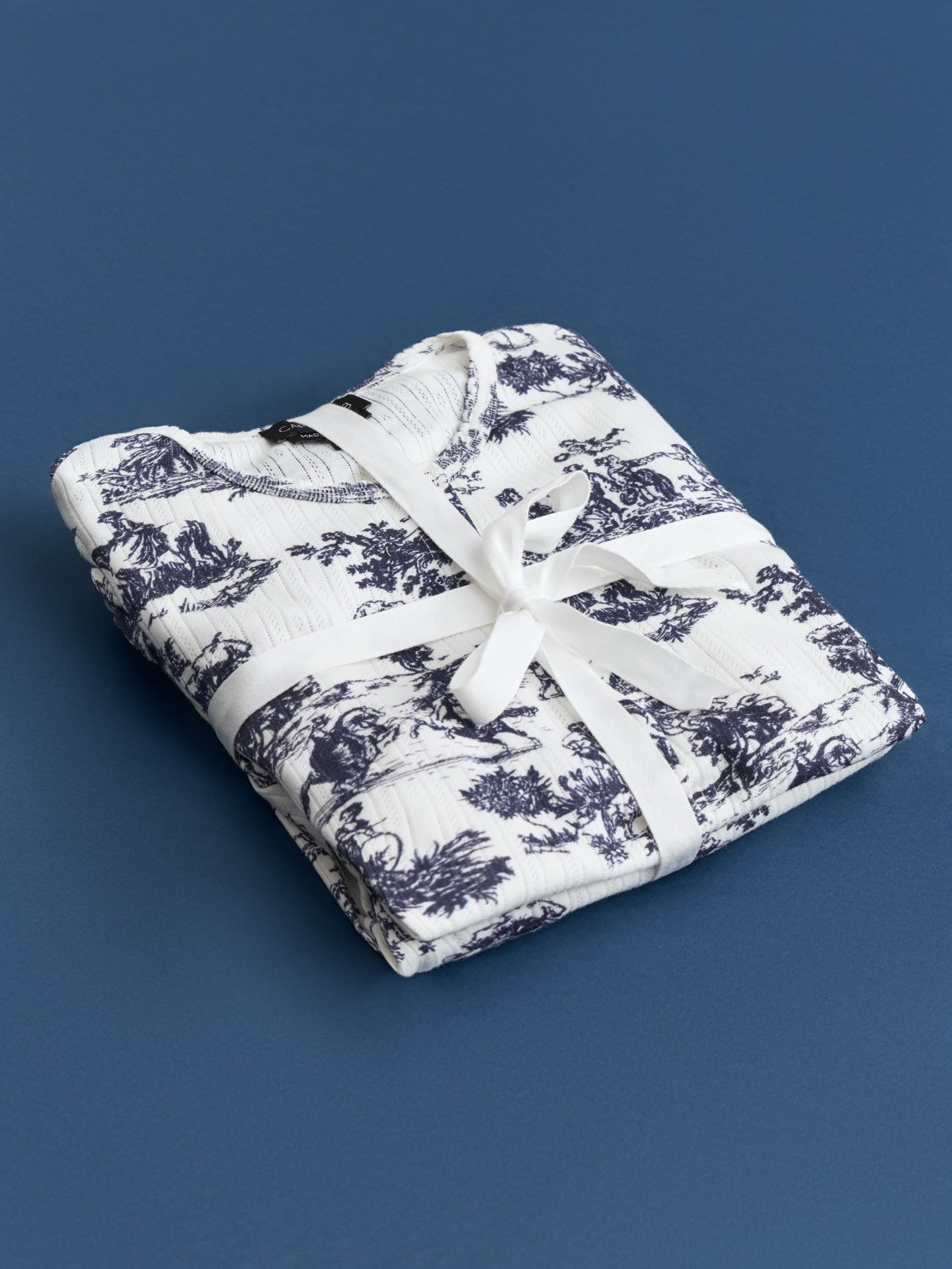 Carbon38 Toile Sleep Set - Navy Toile
