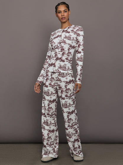 Carbon38 Toile Sleep Set - Fig Toile