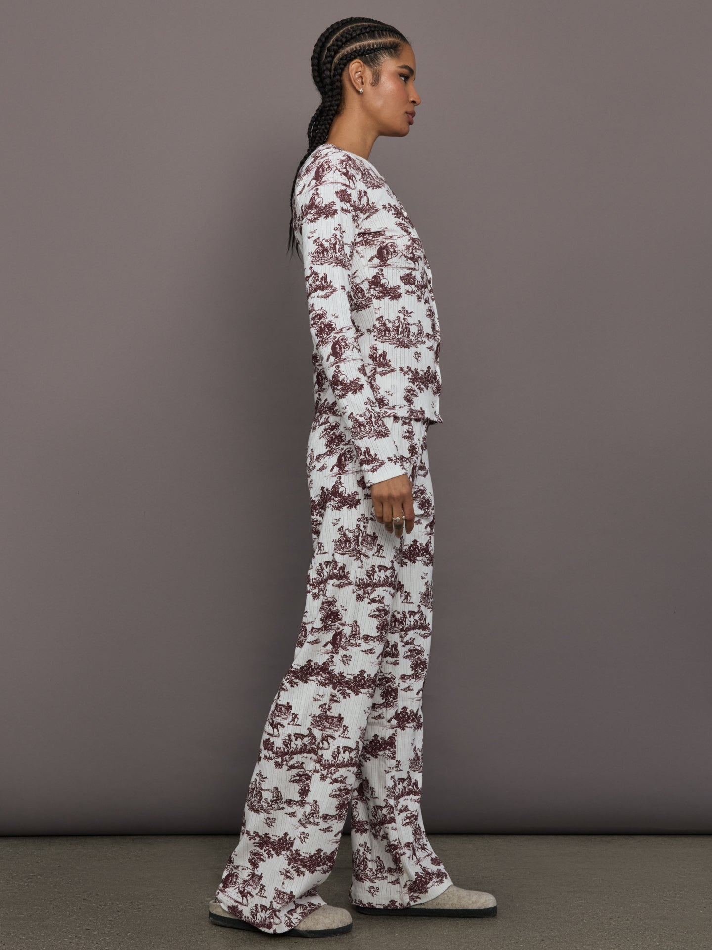 Carbon38 Toile Sleep Set - Fig Toile