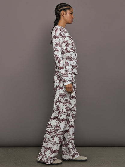 Carbon38 Toile Sleep Set - Fig Toile