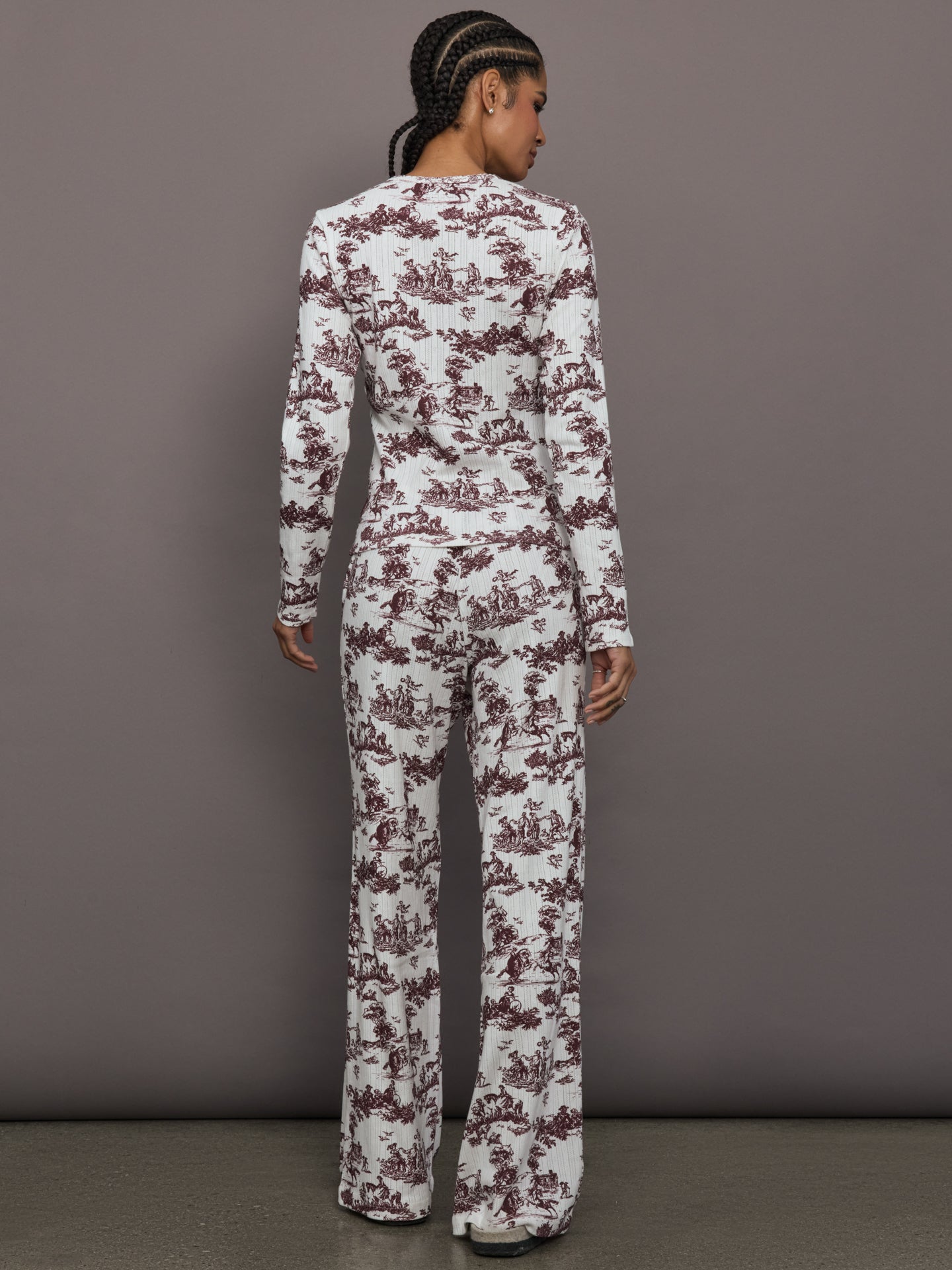 Carbon38 Toile Sleep Set - Fig Toile