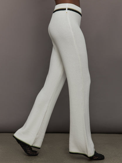 Carbon38 The Soraya Knit Pants - Sea Salt