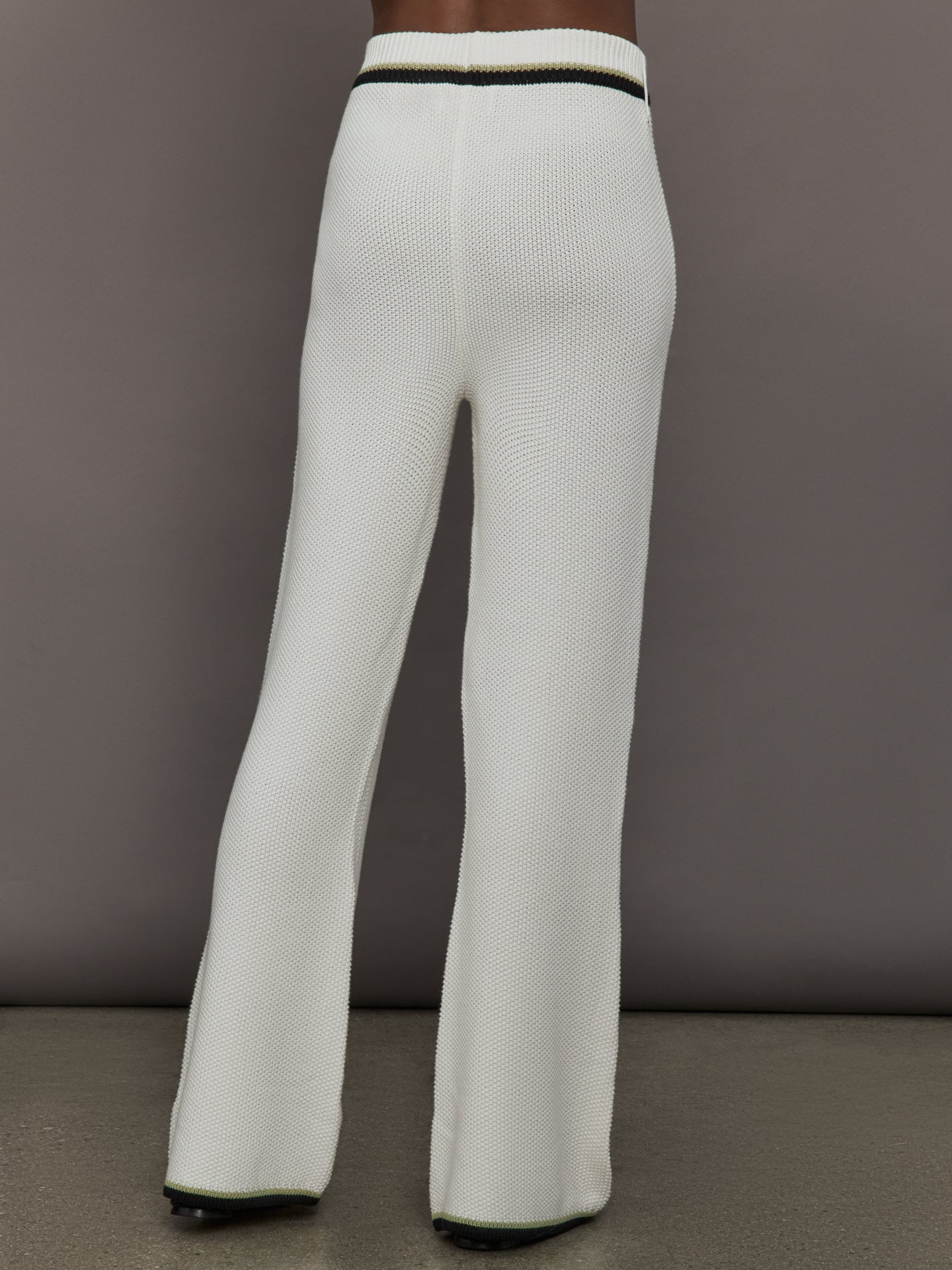 Carbon38 The Soraya Knit Pants - Sea Salt