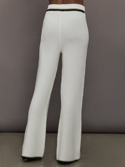 Carbon38 The Soraya Knit Pants - Sea Salt