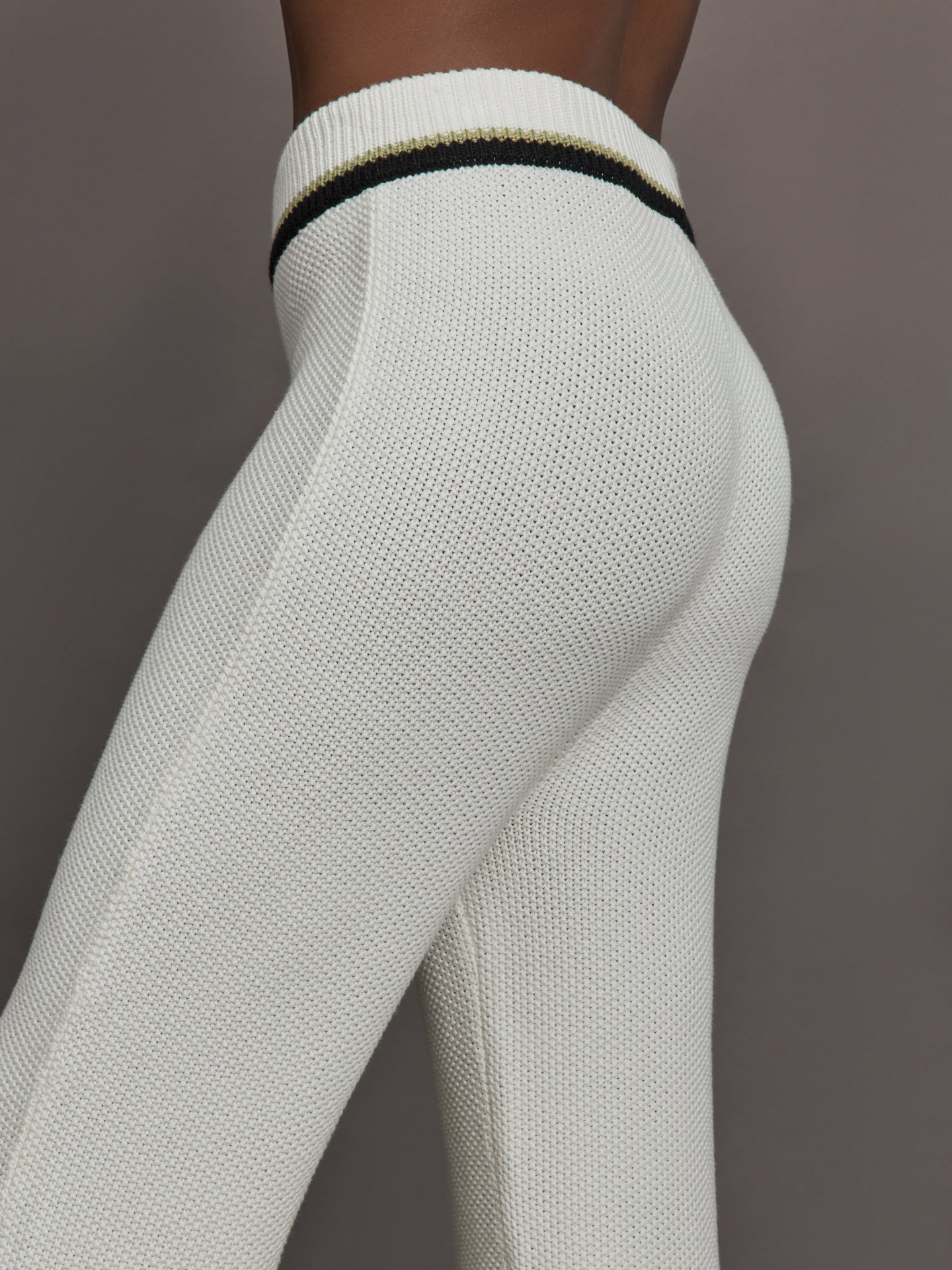 Carbon38 The Soraya Knit Pants - Sea Salt