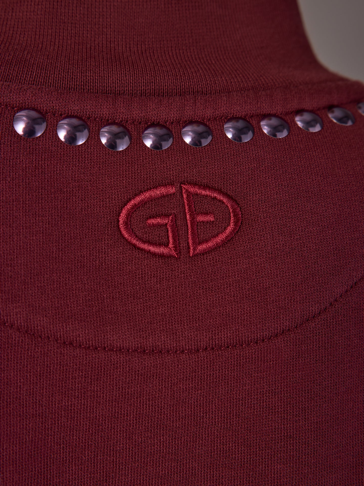 Carbon38 Fenzy Crew Neck Sweater - Vino Rosso