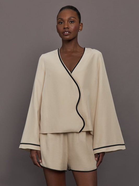 Carbon38 The Cressida Shirt - Fawn