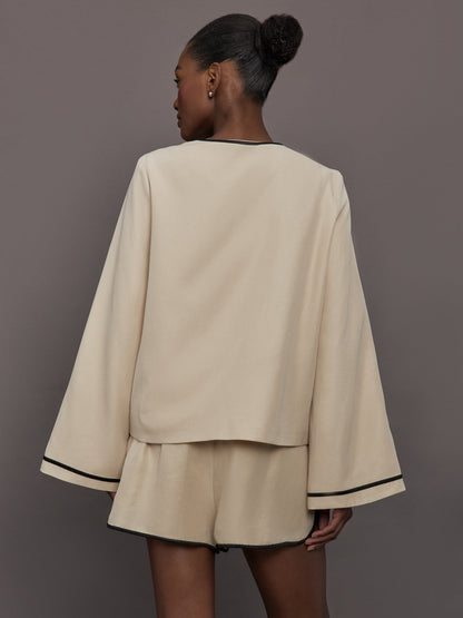 Carbon38 The Cressida Shirt - Fawn