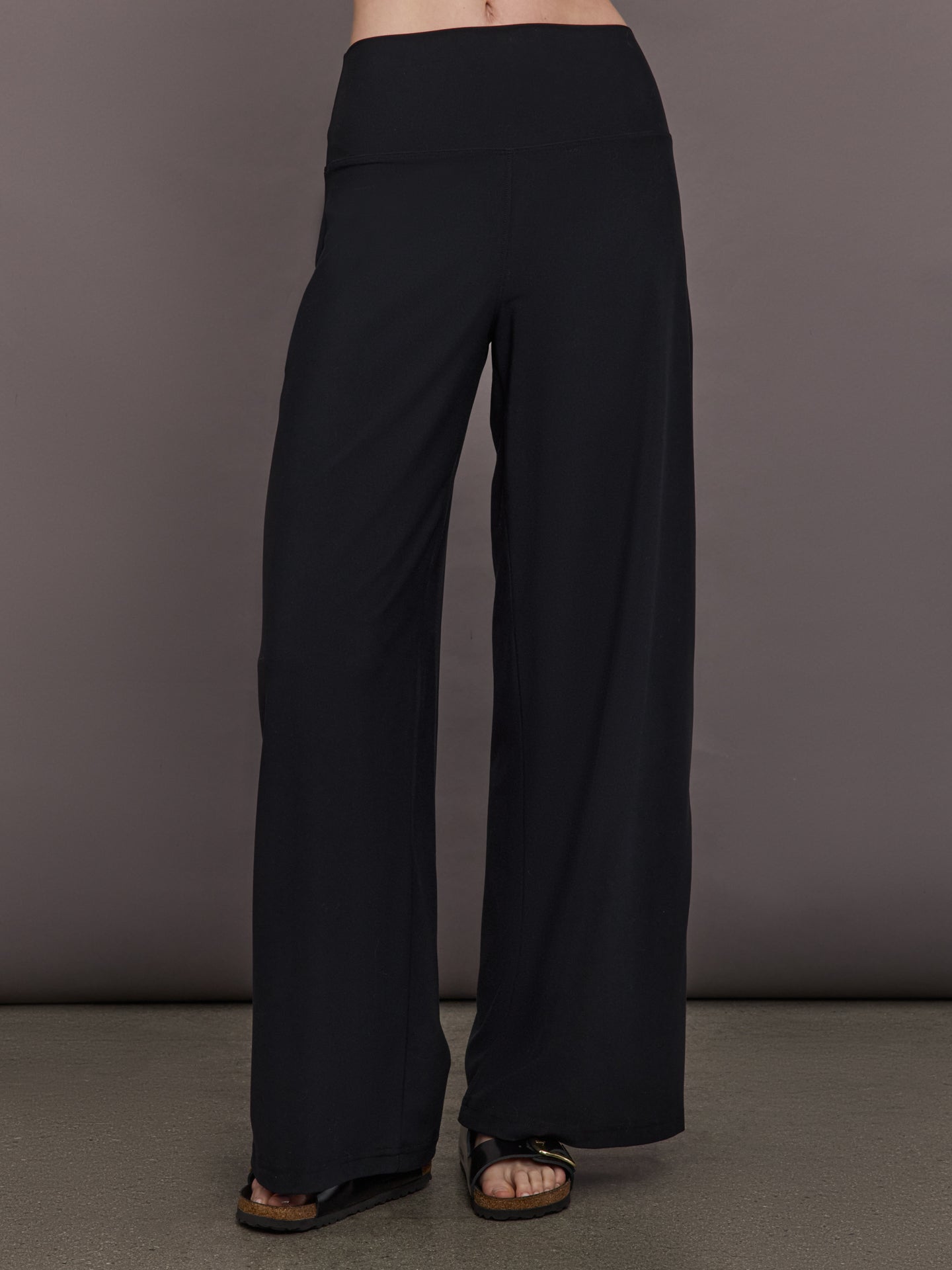 Carbon38 Palazzo Pant in Melt - Black
