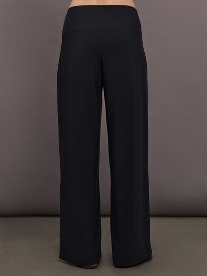 Carbon38 Palazzo Pant in Melt - Black