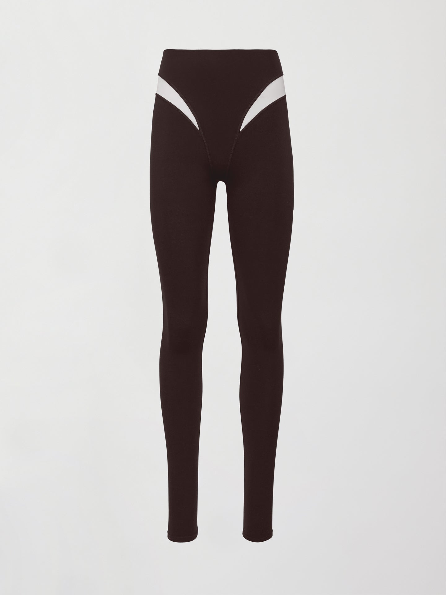 Carbon38 Spliced Colorblock Legging in Melt - Chocolate Torte