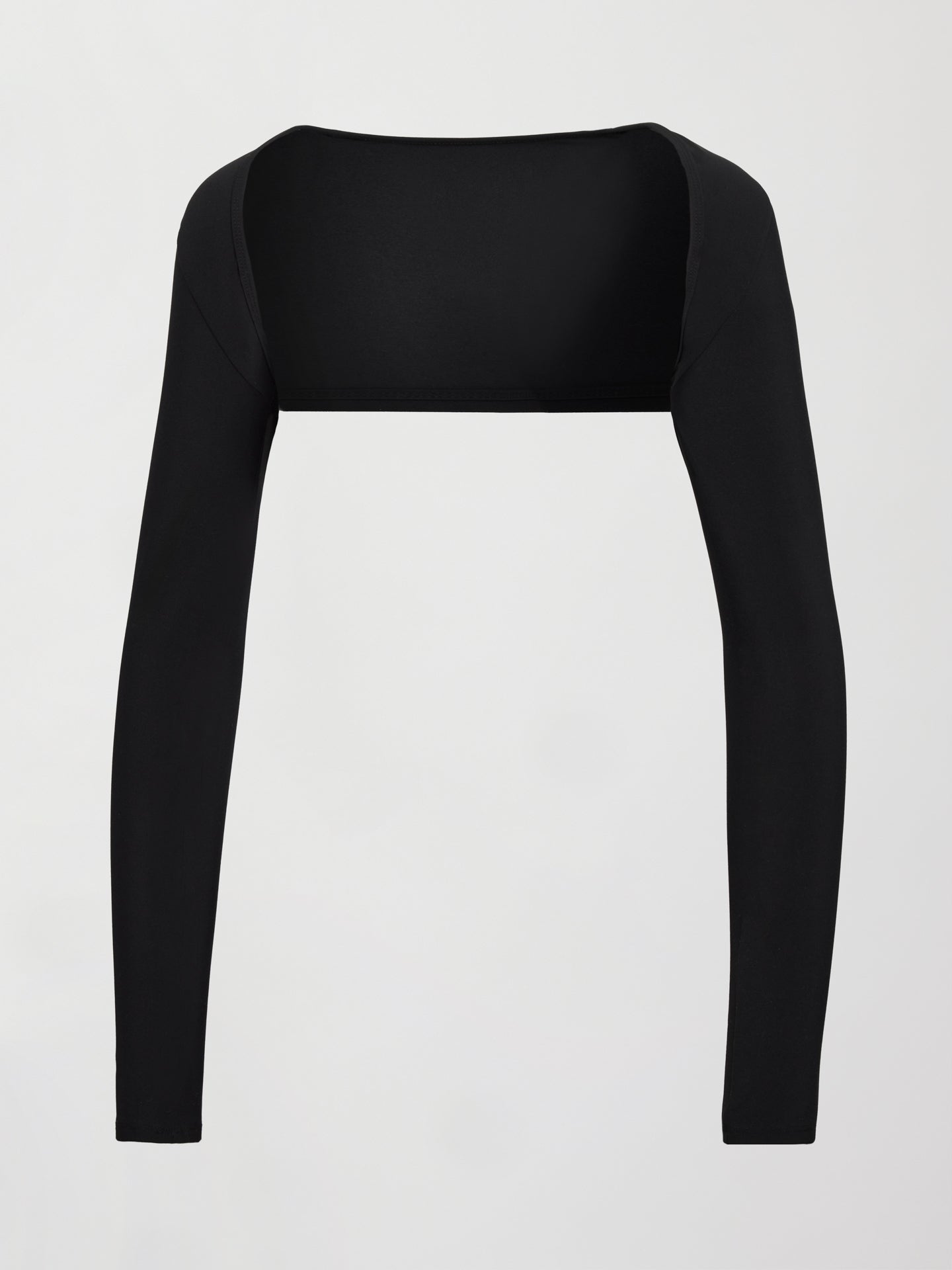 Carbon38 Long Sleeve Active Shrug in Melt - Black