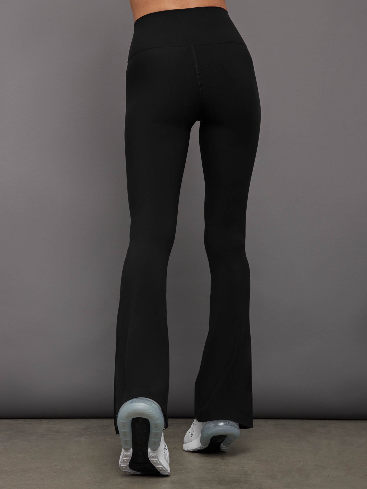 Carbon38 Split Bootcut Legging in Melt - Black
