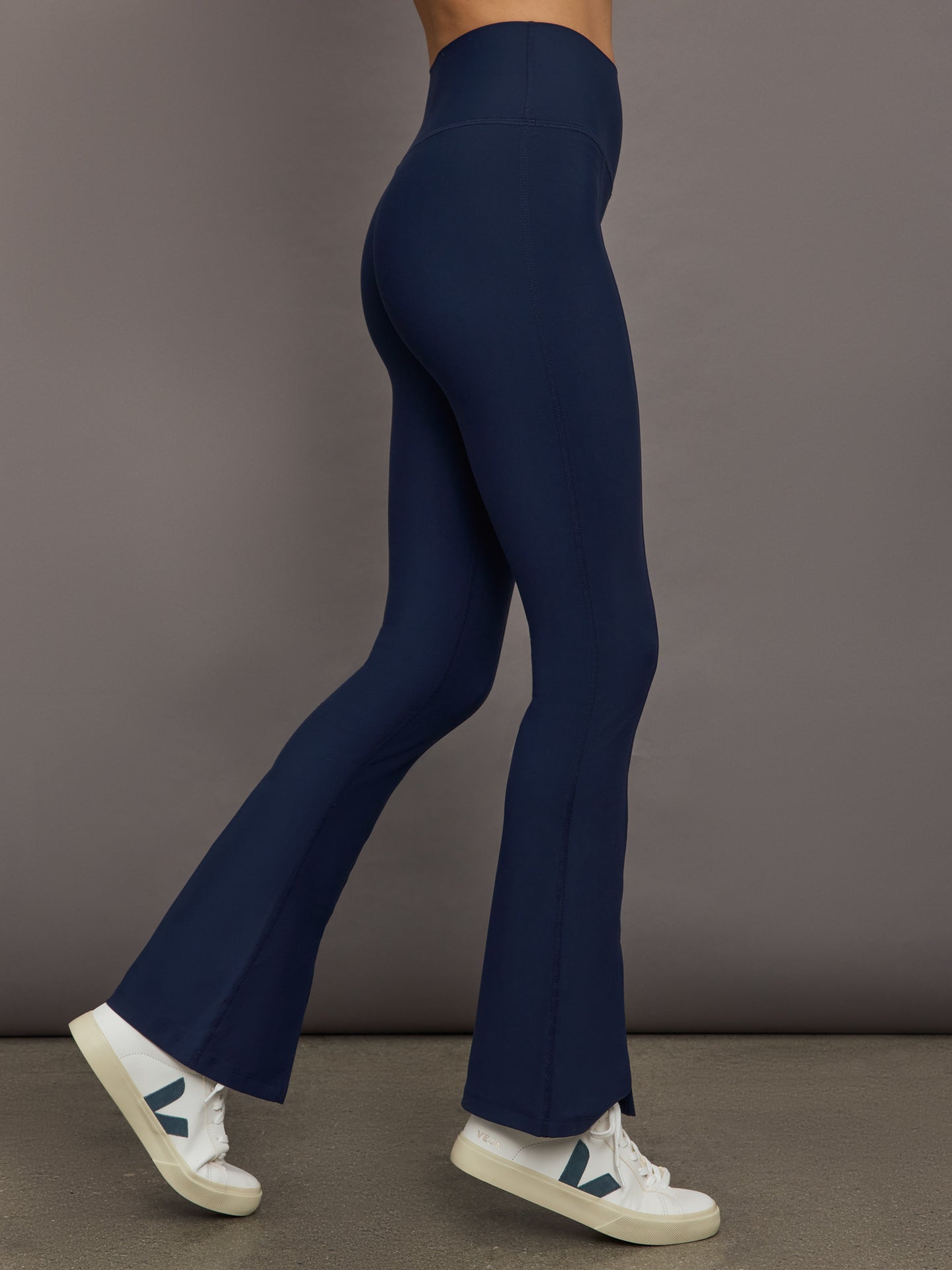 Carbon38 Split Front Legging in Melt - Navy Blazer