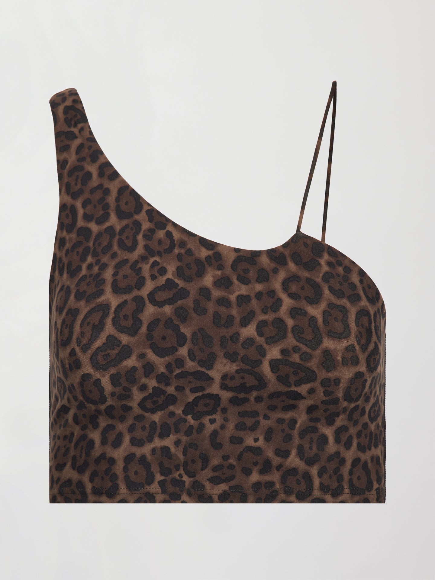 Carbon38 One Shoulder Convertible Bra Top - Leopard Print